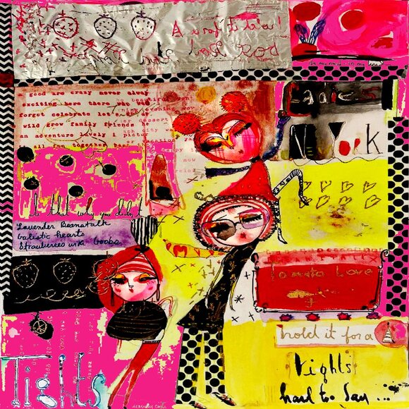 Candy Darling square scarf - Picture 1 of 4